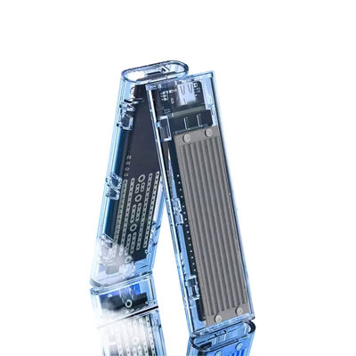 Plastic Shell NVMe M.2 SSD Enclosure 10Gbps USB-C Up To 2TB
