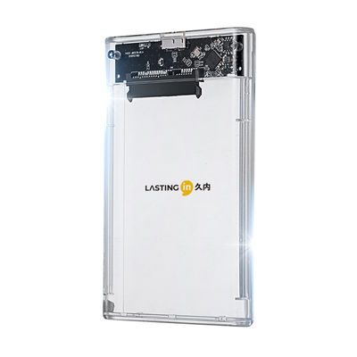 2.5" External Hard Drive Enclosure Usb 3.0 To SATA Iii Tool Free Clear