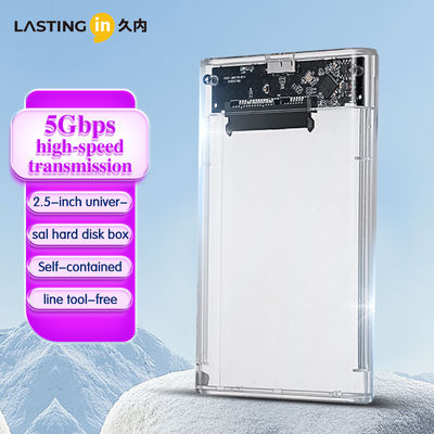 2.5-inch SATA SSD Enclosure USB 3.0 Type-C for Laptop Desktop